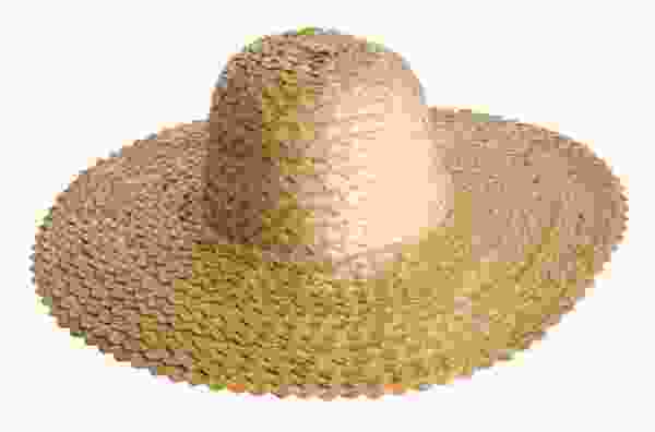 Strohhut mit UV Schutz