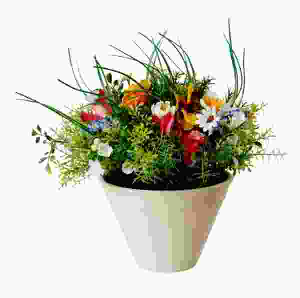 Blumenarrangement mit Keramiktopf