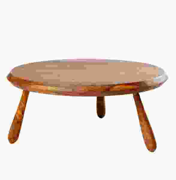 Couchtisch rund braun