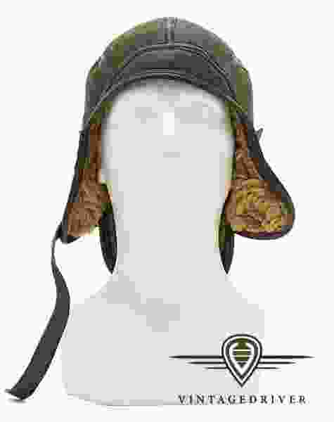 Navigator Lederhaube braun